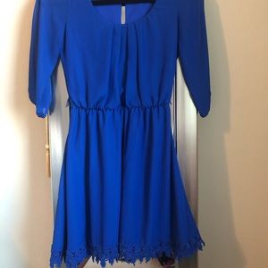 Royal blue dress XS